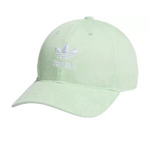 Adidas Originals Women's Relaxed Strapback Hat Cap Semi Green Spark